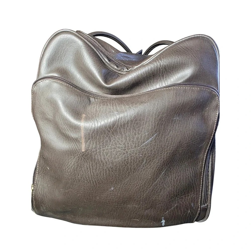 Lagerfeld brown faux